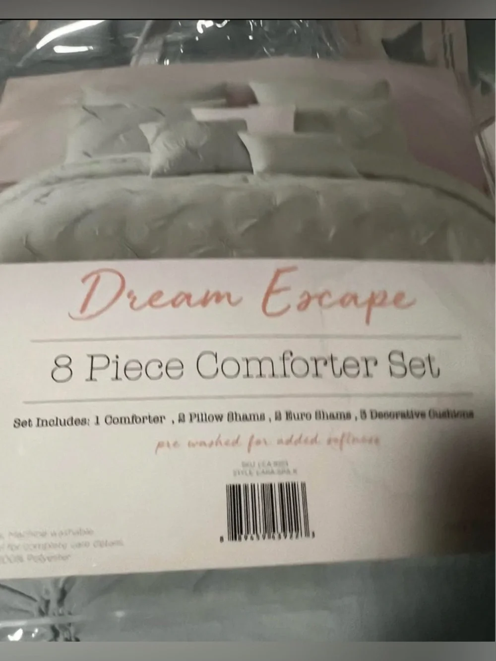 King mint Cotton Comforter Set 3pc Tuft Minimal Luxury with accent pillows 8pc